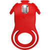 PRETTY LOVE - RUBEN ANILLO VIBRADOR 7 VIBRACIONES SILICONA ROJO - Imagen 4