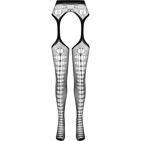 PASSION - ECO COLLECTION BODYSTOCKING ECO S008 NEGRO - Imagen 3