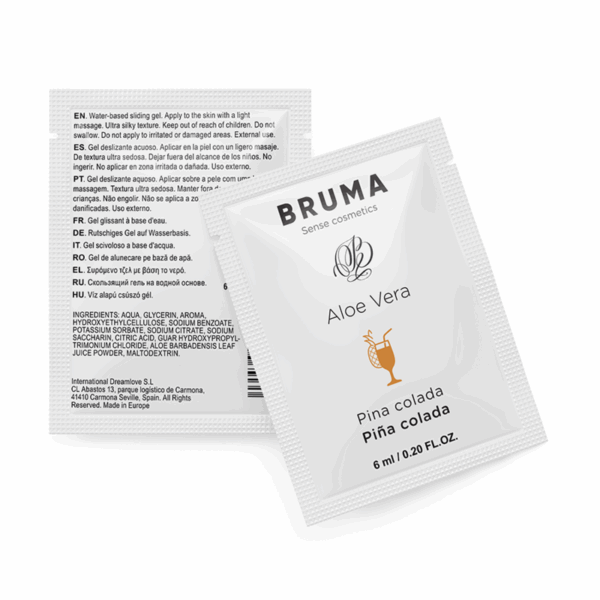 BRUMA - 6 ML GEL DESLIZANTE CON ALOE VERA SABOR A PIÑA COLADA - Imagen 2