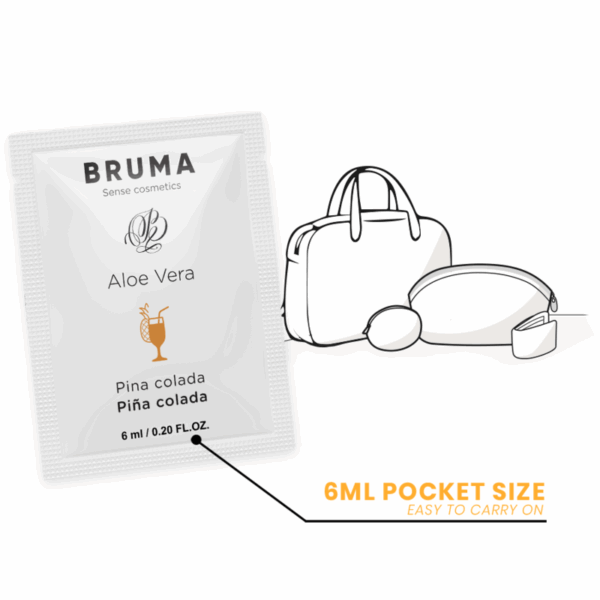 BRUMA - 6 ML GEL DESLIZANTE CON ALOE VERA SABOR A PIÑA COLADA - Imagen 5