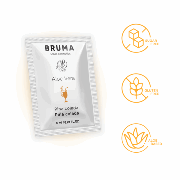 BRUMA - 6 ML GEL DESLIZANTE CON ALOE VERA SABOR A PIÑA COLADA - Imagen 3