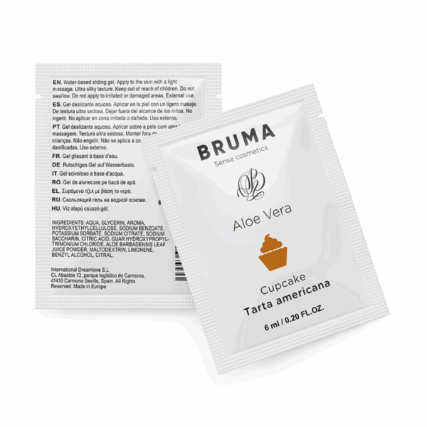 BRUMA - 6 ML GEL DESLIZANTE CON ALOE VERA SABOR A TARTA AMERICANA - Imagen 2