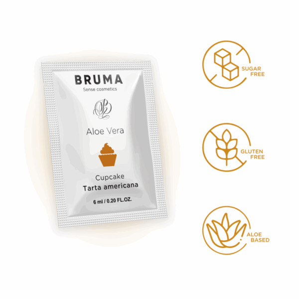BRUMA - 6 ML GEL DESLIZANTE CON ALOE VERA SABOR A TARTA AMERICANA - Imagen 4