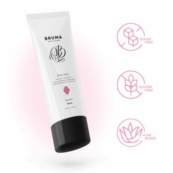 BRUMA - GEL DESLIZANTE CON ALOE VERA SABOR A NUBE 100 ML - Imagen 2