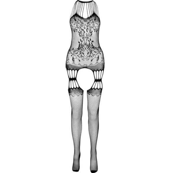 PASSION - BS095 BODYSTOCKING NEGRO TALLA ÚNICA - Imagen 5