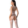 PASSION - BS095 BODYSTOCKING ROJO TALLA UNICA - Imagen 2