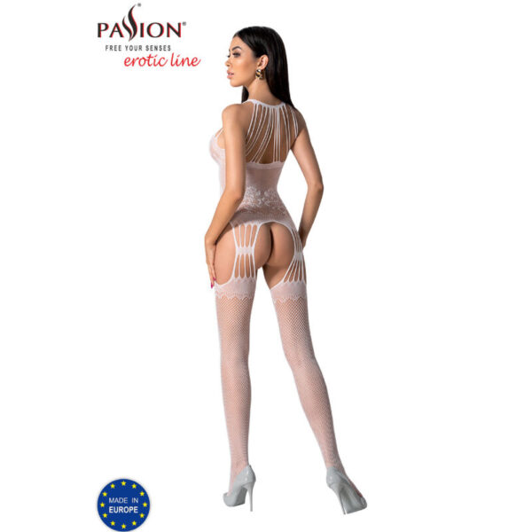 PASSION - BS095 BODYSTOCKING ROJO TALLA UNICA - Imagen 4