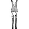 PASSION - BS099 BODYSTOCKING NEGRO TALLA UNICA - Imagen 5