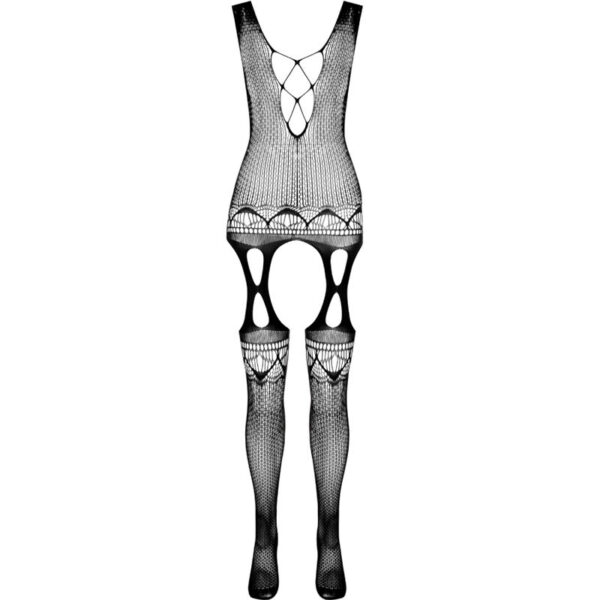 PASSION - BS099 BODYSTOCKING NEGRO TALLA UNICA - Imagen 5