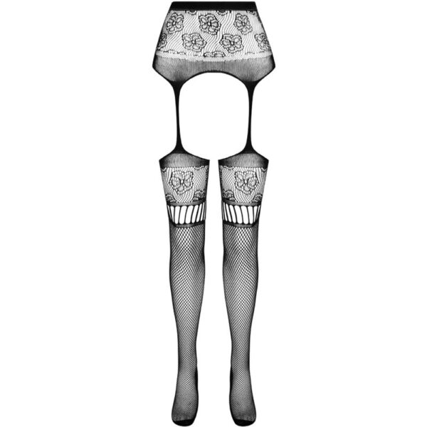 PASSION - S030 MEDIAS CON LIGUERO NEGRO TALLA ÚNICA - Imagen 5