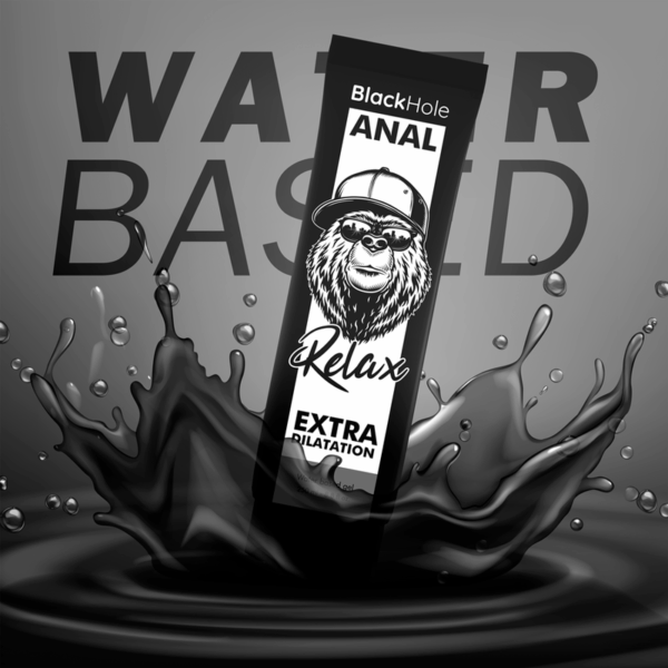 BLACK HOLE - GEL BASE AGUA DILATACIÓN ANAL 250 ML - Imagen 4