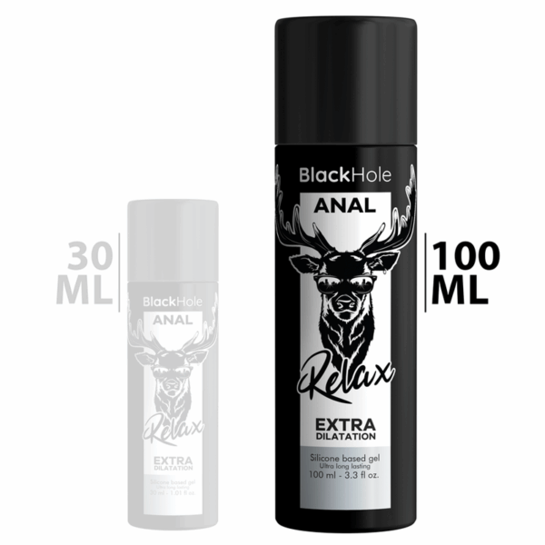 BLACK HOLE - BASE SILICONA CONCENTRADA DILATACIÓN ANAL 100 ML - Imagen 2