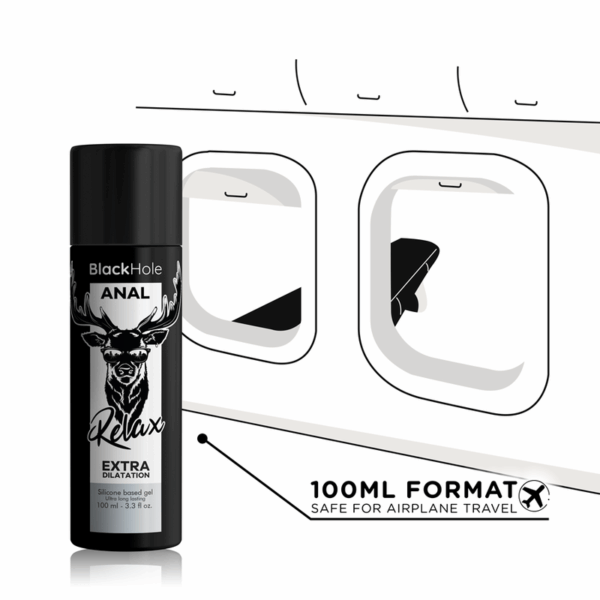 BLACK HOLE - BASE SILICONA CONCENTRADA DILATACIÓN ANAL 100 ML - Imagen 5