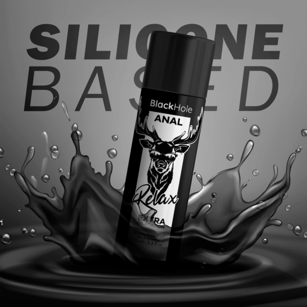BLACK HOLE - BASE SILICONA CONCENTRADA DILATACIÓN ANAL 100 ML - Imagen 4