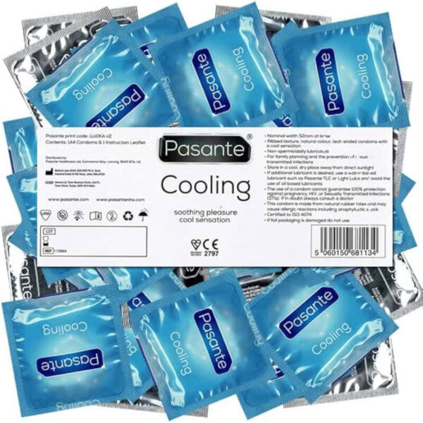 PASANTE - PRESERVATIVO EFECTO FRIO BOLSA 144 UNIDADES - Imagen 3