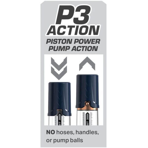 PUMP WORX - BOMBA DE ERECCION MAX BOOST AZUL - Imagen 5