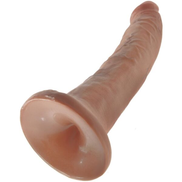 KING COCK - PENE REALÍSTICO 17.5 CM CARAMELO - Imagen 3