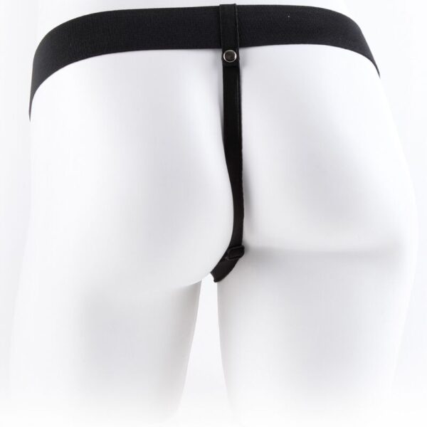 FETISH FANTASY SERIES - ARNÉS AJUSTABLE CONTROL REMOTO PENE REALÍSTICO CON TESTÍCULOS 17.8 CM - Imagen 5