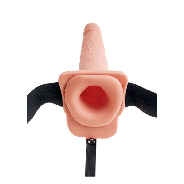 FETISH FANTASY SERIES - ARNÉS AJUSTABLE PENE REALÍSTICO CON TESTÍCULOS SQUIRTING 19 CM - Imagen 2