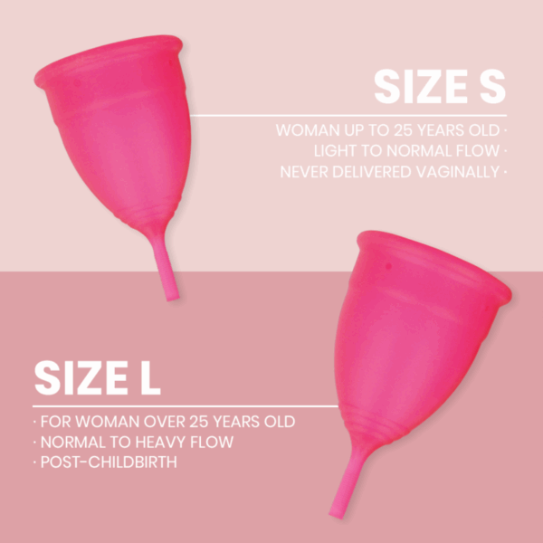 INTIMICHIC - COPA MENSTRUAL SILICONA MEDICA - TALLA S - Imagen 4