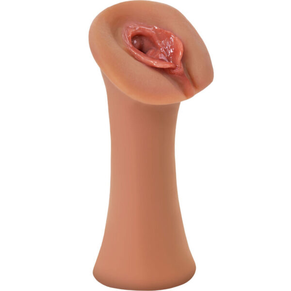 FETISH FANTASY EXTREME - MASTURBADOR MASCULINO SILICONA JUICY SNATCH CARAMELO - Imagen 3