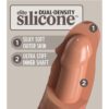 KING COCK - ÉLITE DILDO REALÍSTICO SILICONA 17.8 CM CARAMELO - Imagen 4