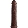 KING COCK - ÉLITE DILDO REALÍSTICO SILICONA 28 CM MARRON - Imagen 2