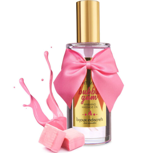 BIJOUX - INDISCRETS LIGHT MY FIRE ACEITE MASAJE EFECTO CALOR SABOR CHICLE - Imagen 3