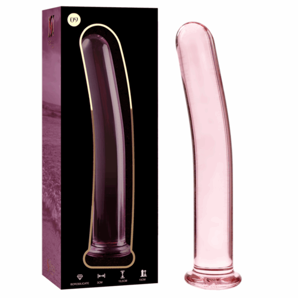 NEBULA SERIES BY IBIZA - MODELO 9 DILDO CRISTAL TRANSPARENTE 15.5 CM -O- 2.5 CM