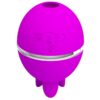 PRETTY LOVE - VIBRADOR DE SILICONA REDONDO GEMINI BALL MORADO - Imagen 2