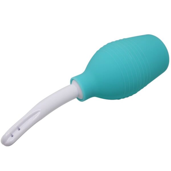 MR PLAY - PERA ANAL DUCHA DE GOMA AZUL - Imagen 3