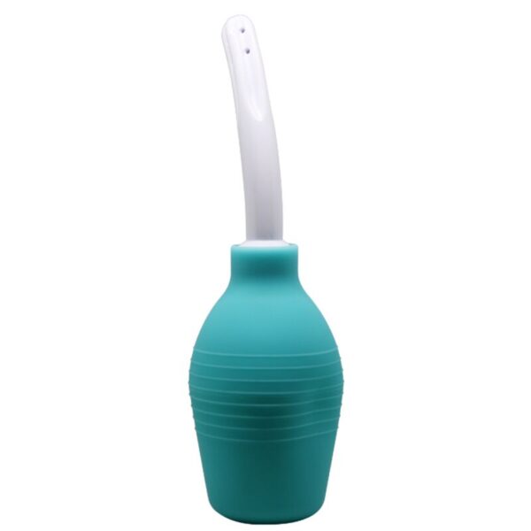 MR PLAY - PERA ANAL DUCHA DE GOMA AZUL - Imagen 2