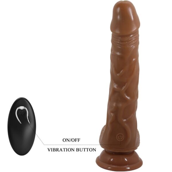 BAILE - BODACH VIBRADOR REALISTA CON VENTOSA CONTROL REMOTO - Imagen 3