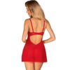 OBSESSIVE - BABYDOLL Y TANGA CHILISA XS/S - Imagen 2