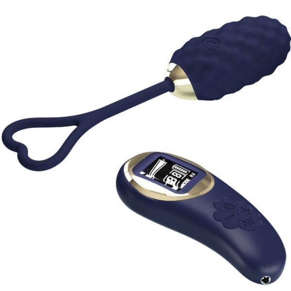 PRETTY LOVE - VIVIAN HUEVO VIBRADOR CONTROL REMOTO AZUL - Imagen 2