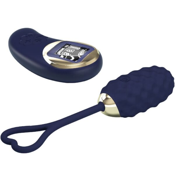PRETTY LOVE - VIVIAN HUEVO VIBRADOR CONTROL REMOTO AZUL - Imagen 4