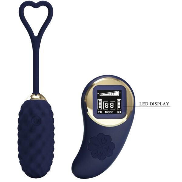 PRETTY LOVE - VIVIAN HUEVO VIBRADOR CONTROL REMOTO AZUL - Imagen 3