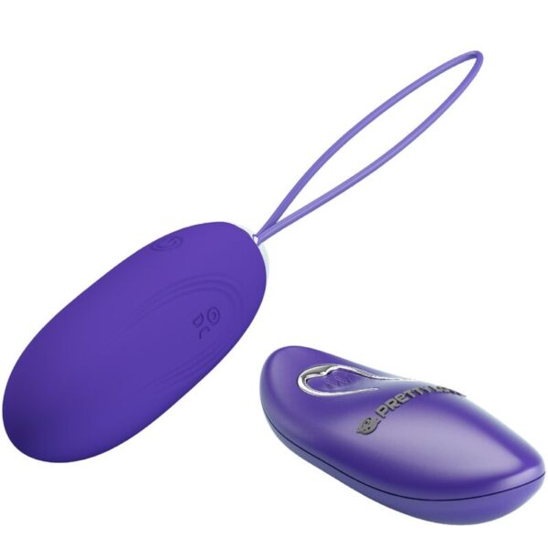 PRETTY LOVE - JENNY YOUTH HUEVO VIBRADOR CONTROL REMOTO VIOLETA - Imagen 3