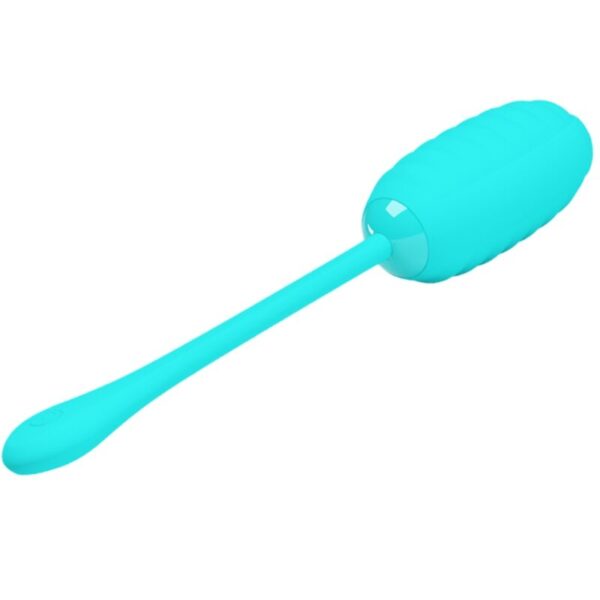 PRETTY LOVE - KIRK HUEVO VIBRADOR RECARGABLE VERDE CLARO - Imagen 4