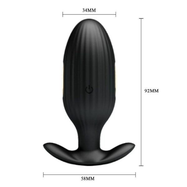 PRETTY LOVE - JEFFERSON PLUG ANAL CONTROLADO POR APP NEGRO - Imagen 4