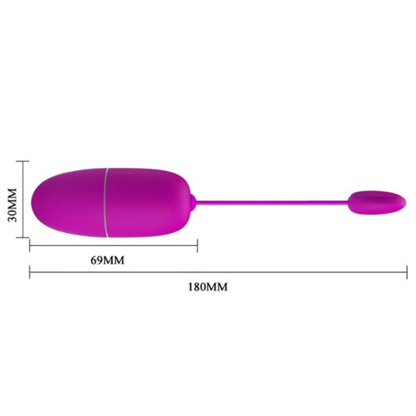 PRETTY LOVE - NYMPH HUEVO VIBRADOR CONTROLADO POR APP VIOLETA - Imagen 5
