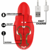MIA - SELENA ESTIMULADOR VIBRATING + TAPPING ROJO - Imagen 3