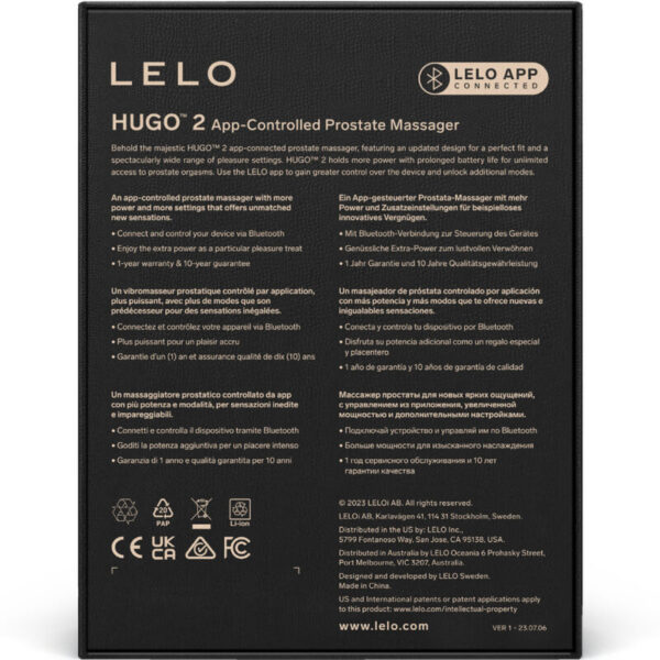 LELO - HUGO 2 MASAJEADOR DE PROSTATA VERDE - Imagen 4