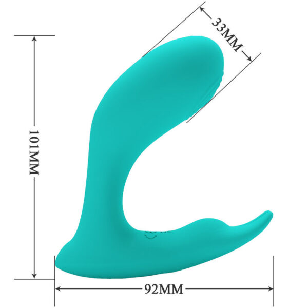 PRETTY LOVE - IDABELLE VIBRATION  PULSATION CONTROL REMOTO AZUL - Imagen 4