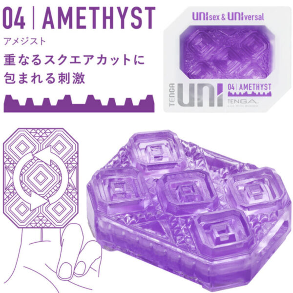 TENGA - UNI VARIETY MASTURBADOR DEDAL PACK 4 UDS - Imagen 5