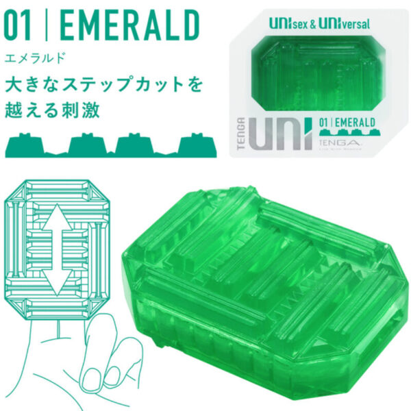 TENGA - UNI VARIETY MASTURBADOR DEDAL PACK 4 UDS - Imagen 2