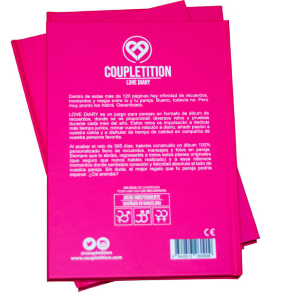 COUPLETITION - LOVE DIARY ÁLBUM DE RECUERDOS  DESEOS EN PAREJA - Imagen 2