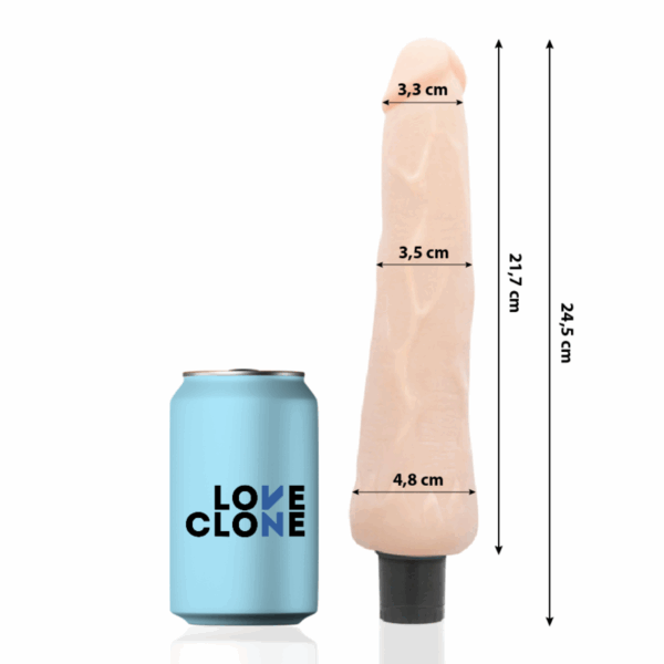 LOVECLONE - RAGNAR VIBRADOR REALÍSTICO SELF LUBRICATION 24.5 CM -O- 3.5 CM - Imagen 2