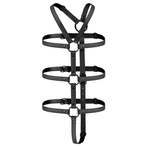 FETISH SUBMISSIVE BONDAGE - ARNÉS AJUSTABLE TORSO Y BRAZOS - Imagen 3