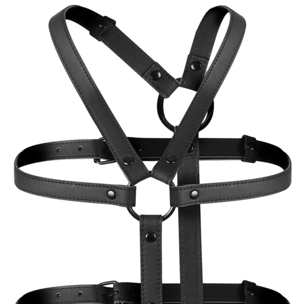 FETISH SUBMISSIVE BONDAGE - ARNÉS AJUSTABLE TORSO Y BRAZOS - Imagen 4